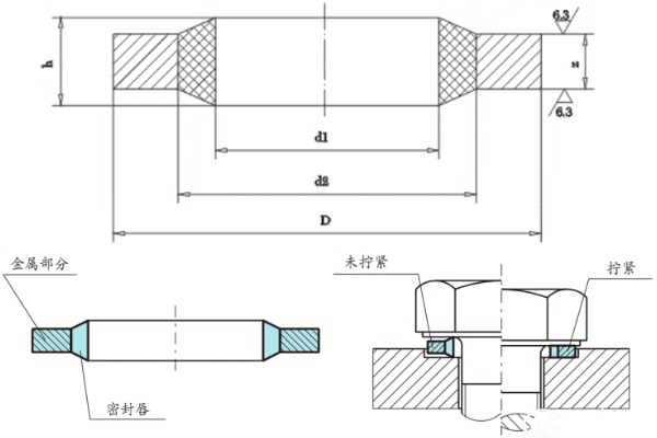 组合垫圈结构图
